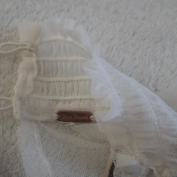 Free People Cream and Multicolor Embroidered Blouse - Picture 7 of 15